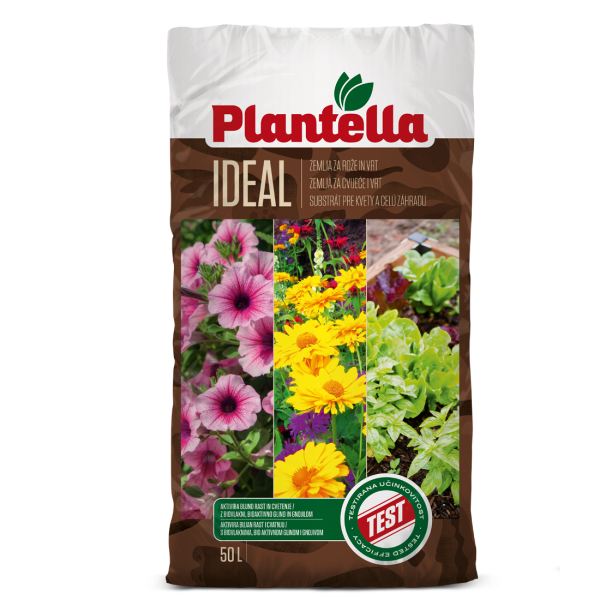 Plantella IDEAL земја за украсни цвеќиња, 50L