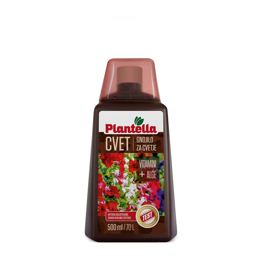 Plantella течно ѓубриво за цветни растенија, 500ml